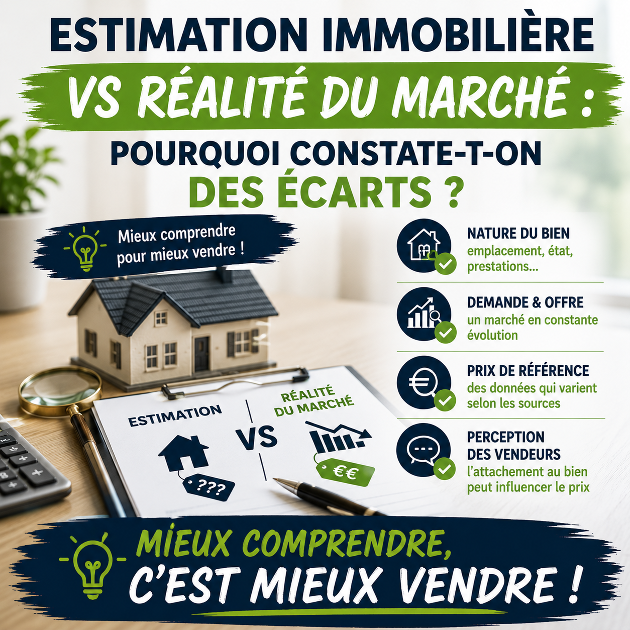 Estimation vs réalite : pourquoi des écarts ?