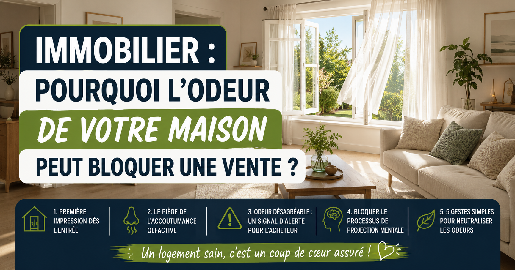 Vendre sa maison : l'impact méconnu des odeurs sur la vente